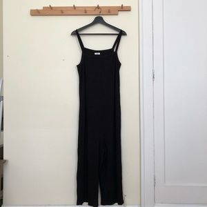 Storq Maternity Studio Jumpsuit Ribbed Black Small 2